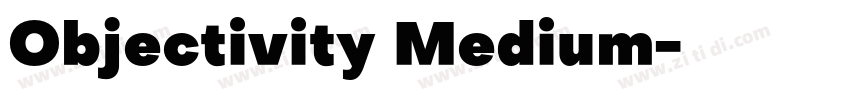 Objectivity Medium字体转换